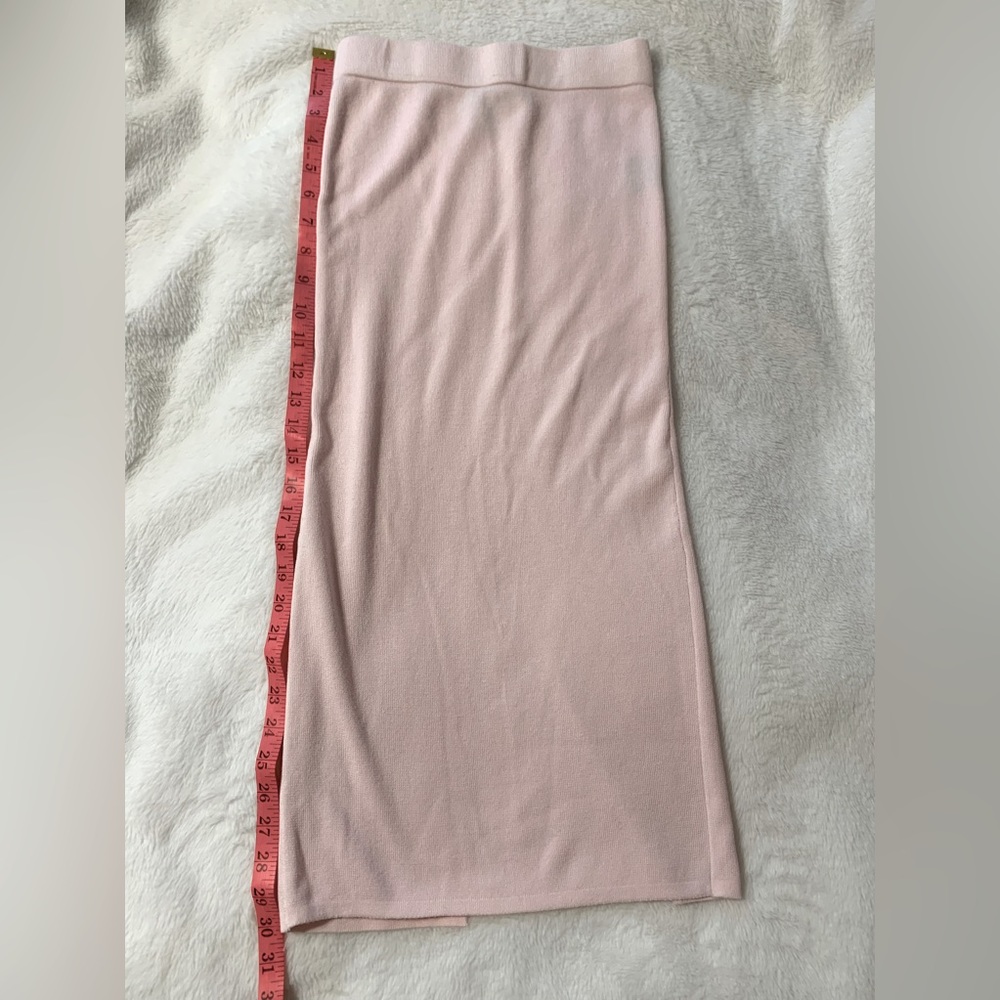 Pink Knit Skirt